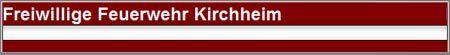 Feuerwehr Kirchheim